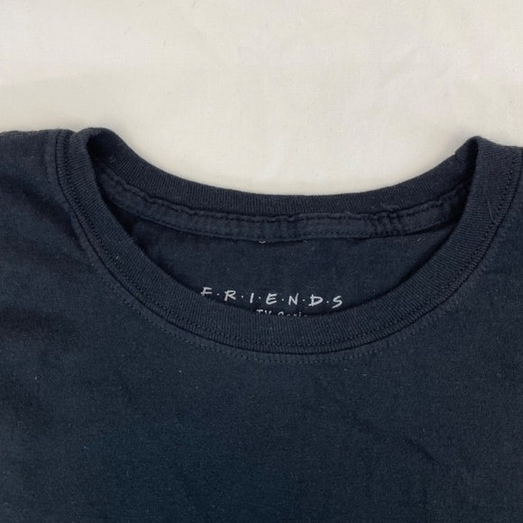 FRIENDS Graphic Logo T-shirt Black Unisex Size Large - Picture 5 of 8